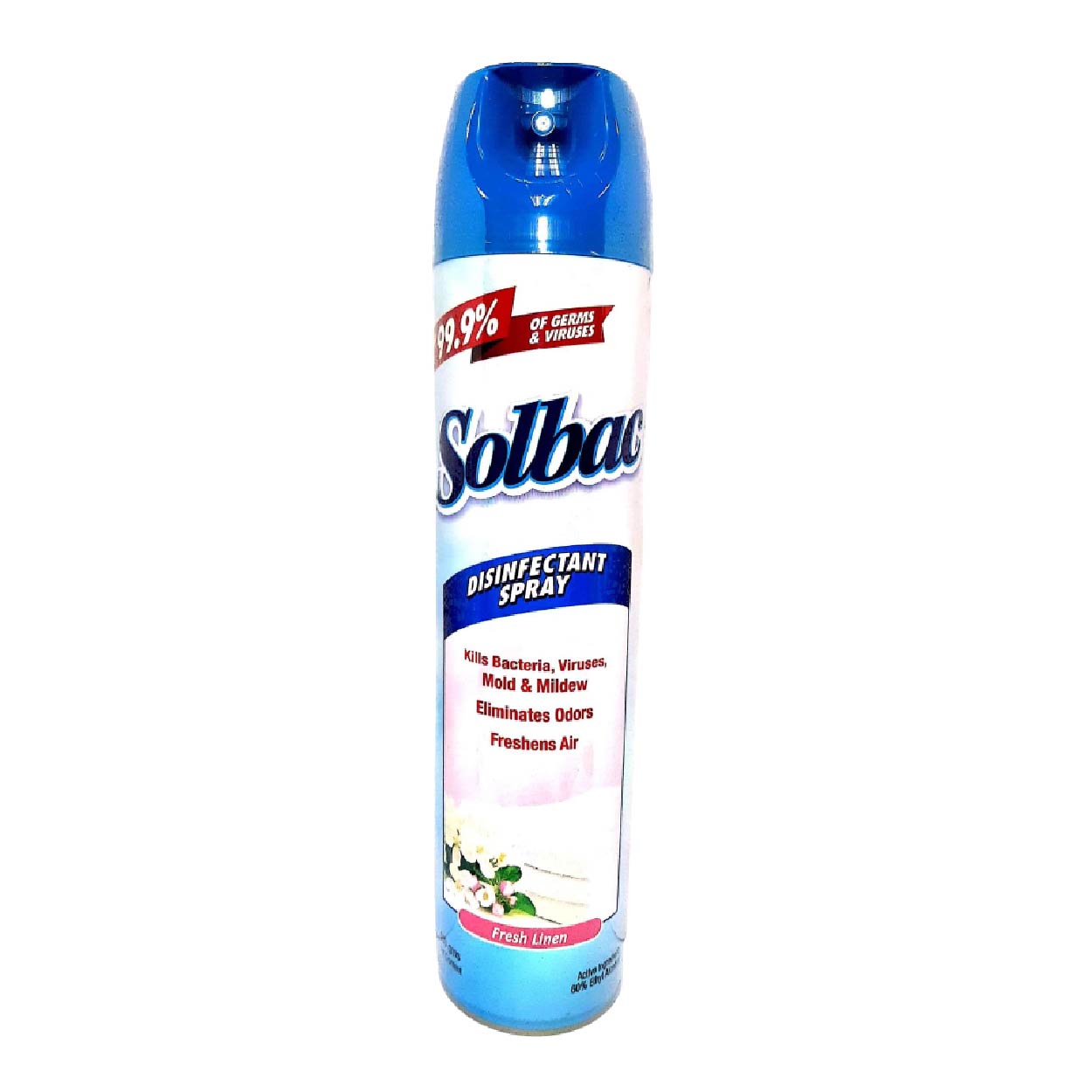 Solbac Disinfectant Spray Fresh Linen 400g