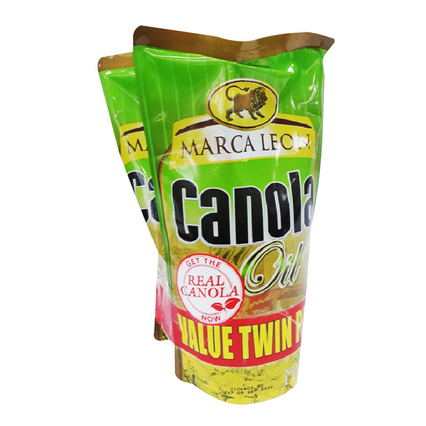 Marca Leon Canola Oil Pouch 2x1L SAVE