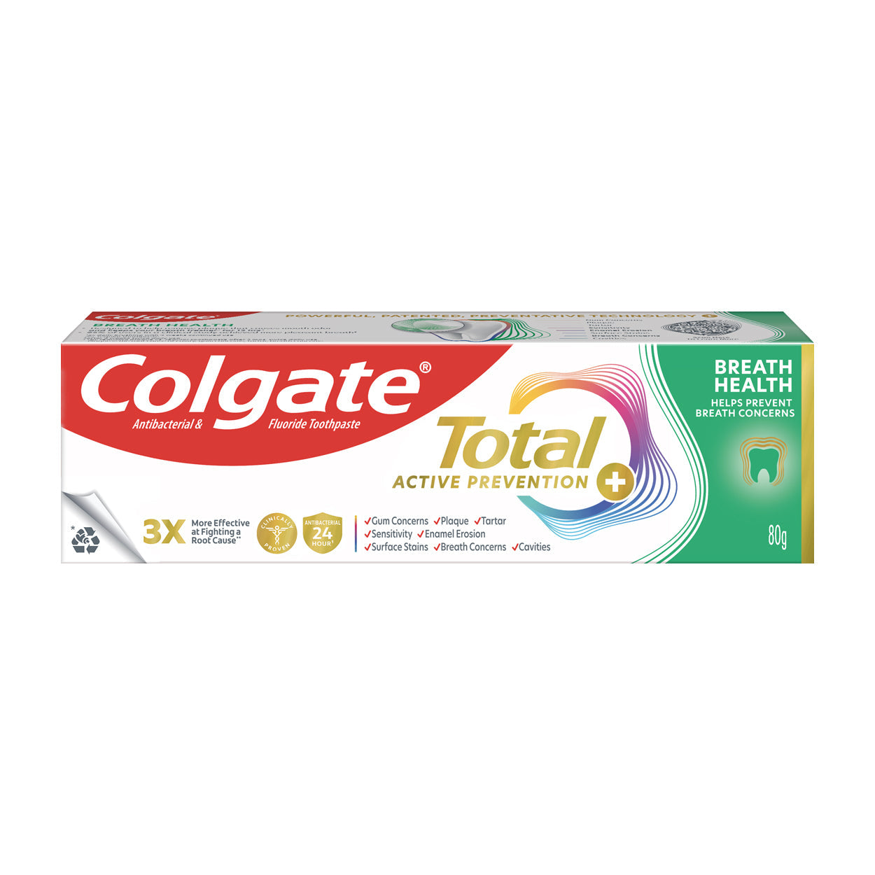 Colgate Toothpaste Total Active Prevention Breath Health 80g