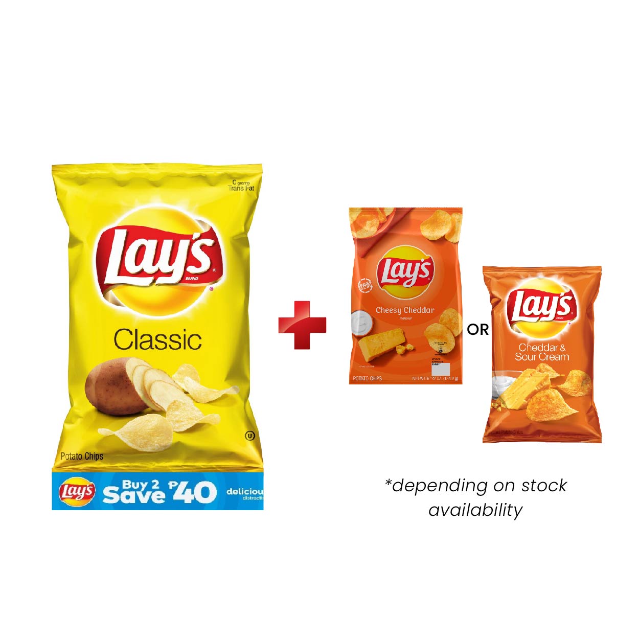 Lay's Classic + Cheddar variant varies Potato Chips 6.5ozSAVE