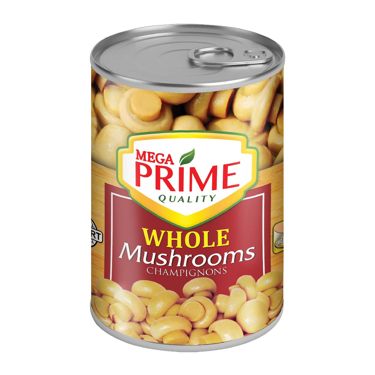 Mega Prime Whole Mushrooms Easy Open Can 425g