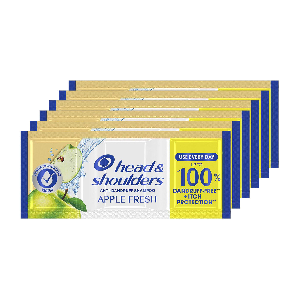 Head & Shoulders Anti Dandruff Shampoo Apple Fresh 6x12ml