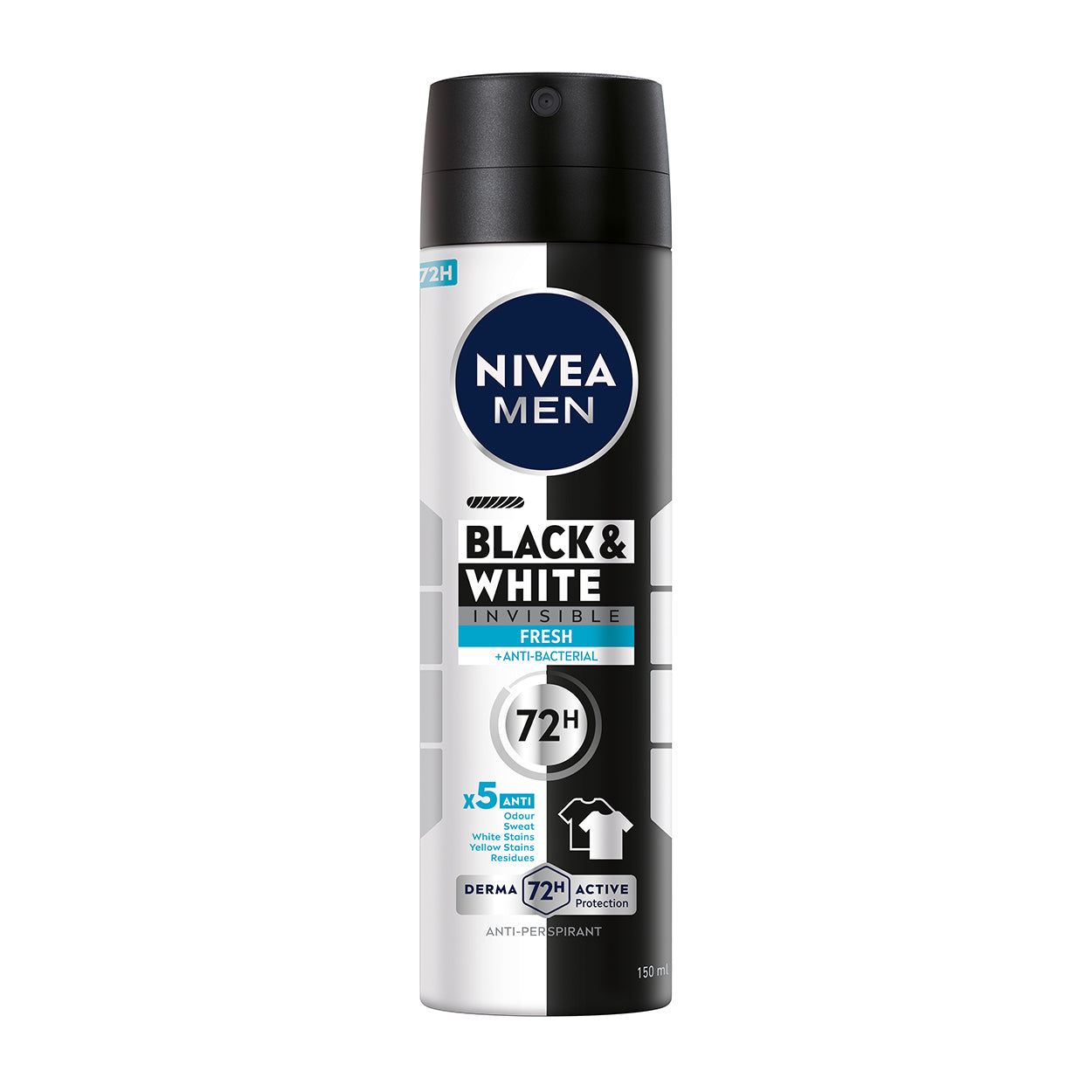 Nivea Men Deodorant Spray Black & White Invisible Fresh 150ml