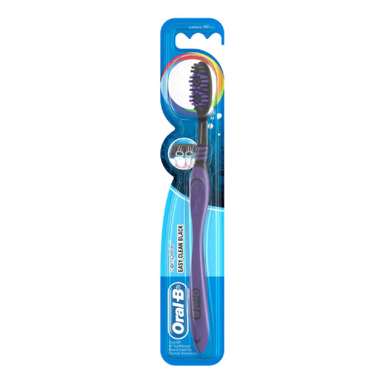 Oral B Toothbrush Complete Easy Clean Black Soft 1pc