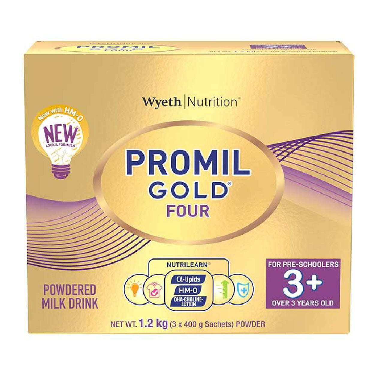 Promil Gold Four 3+ Pre-School Powdered Milk Drink 1.2kg