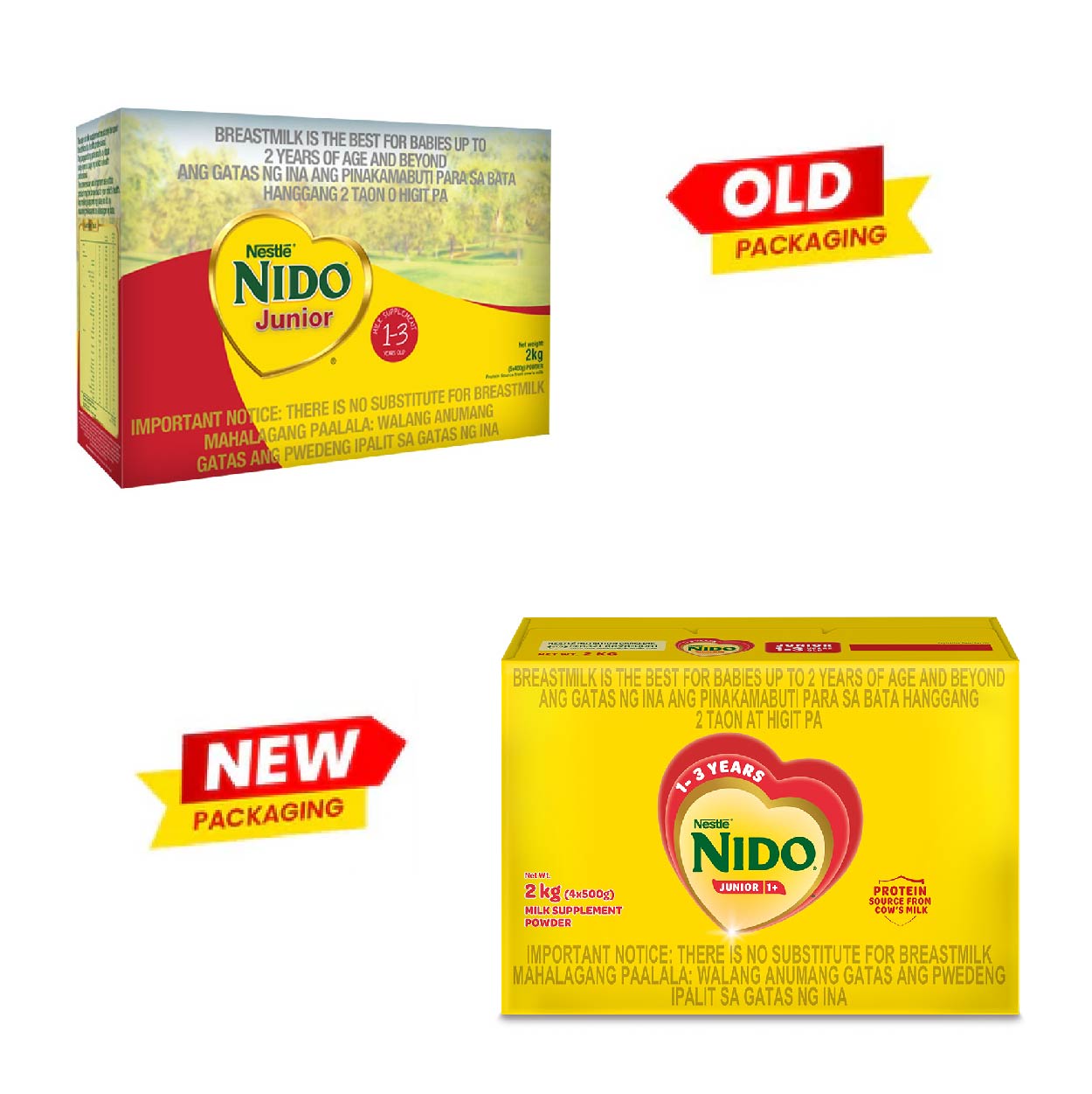 Nido Junior 1+ Milk Supplement Powder 1-3 years old 2kg