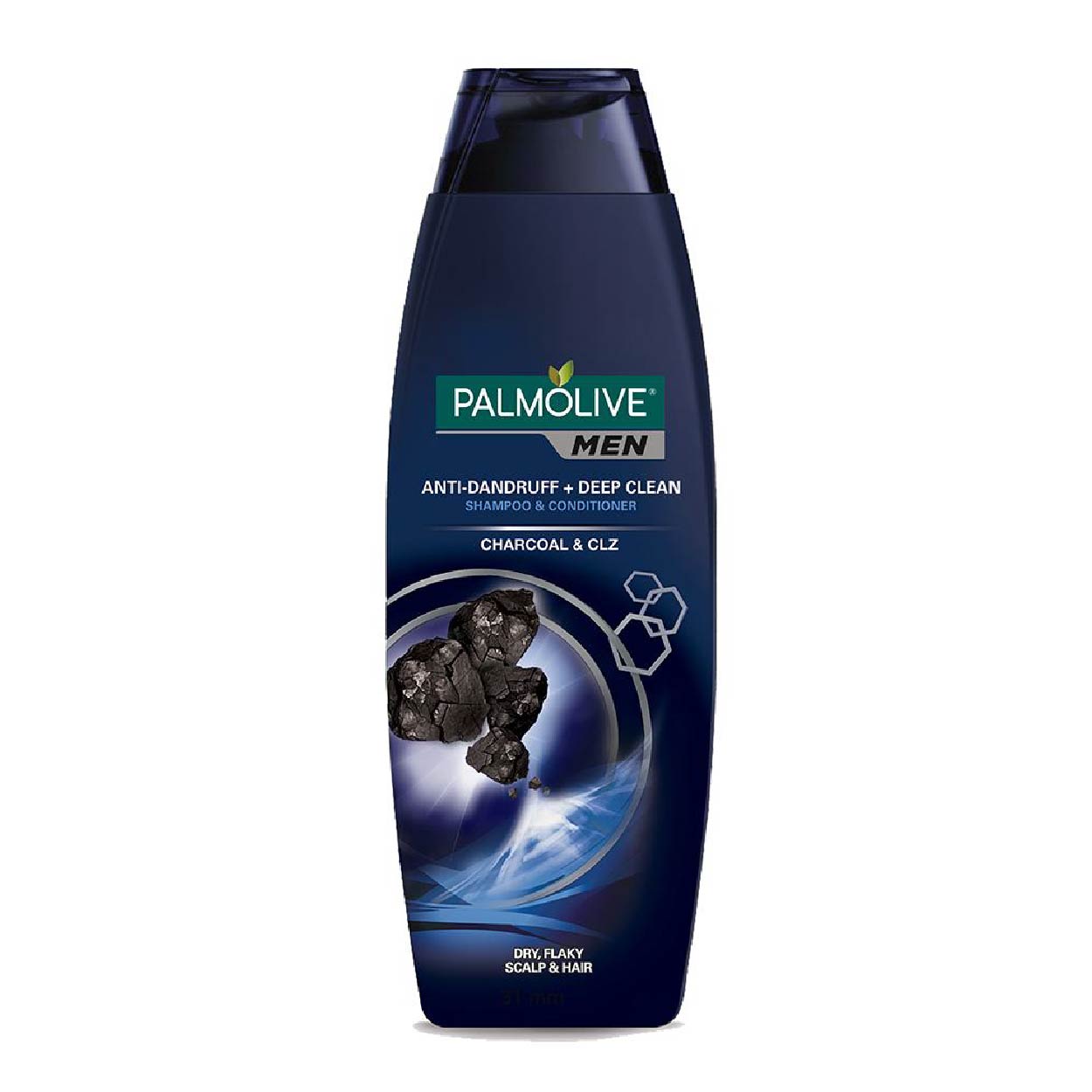 Palmolive Men Shampoo Anti Dandruff + Deep Clean Charcoal 170ml