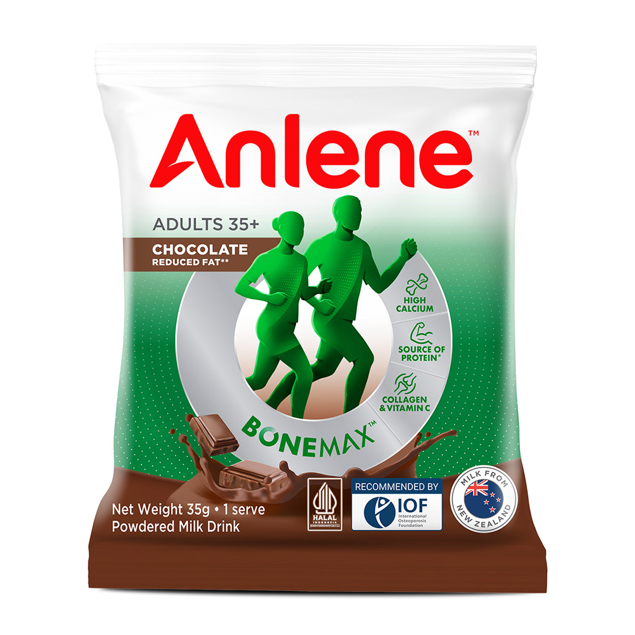Anlene Bonemax Adults 35+ Powdered Milk Drink Chocolate 35g