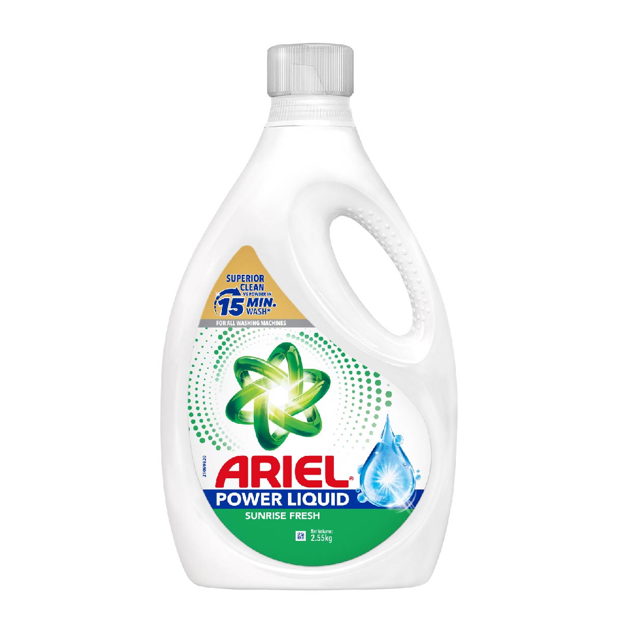 Ariel Power Liquid Detergent Sunrise Fresh 2.55kg