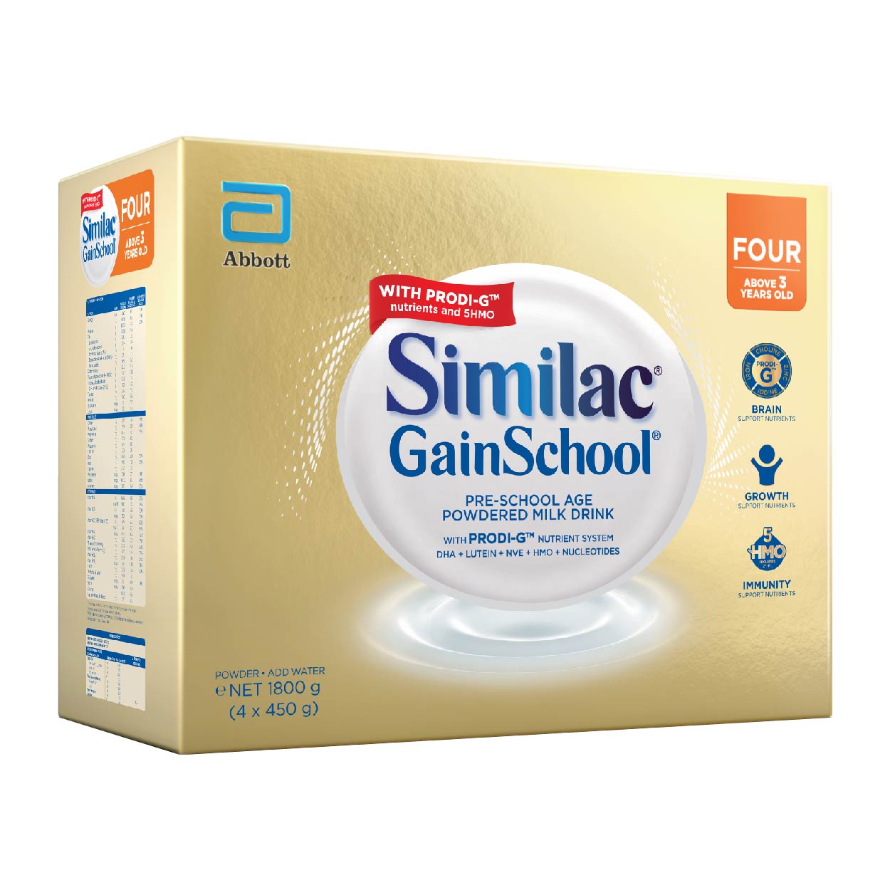 Similac GainSchool Four Pre-School Powdered Milk Drink 1.8kg