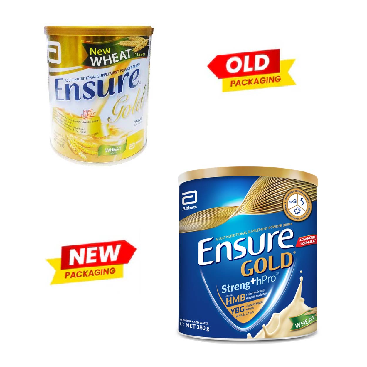 Ensure Gold StrengthPro Adult Powder Drink Wheat 380g