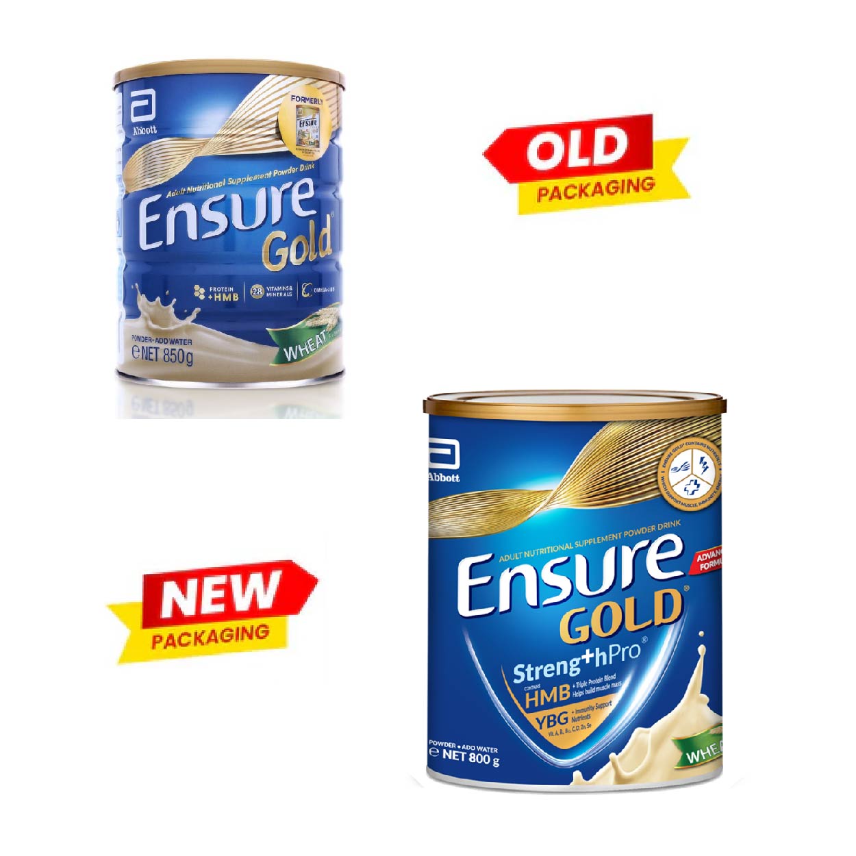 Ensure Gold StrengthPro Adult Powder Drink Wheat 800g