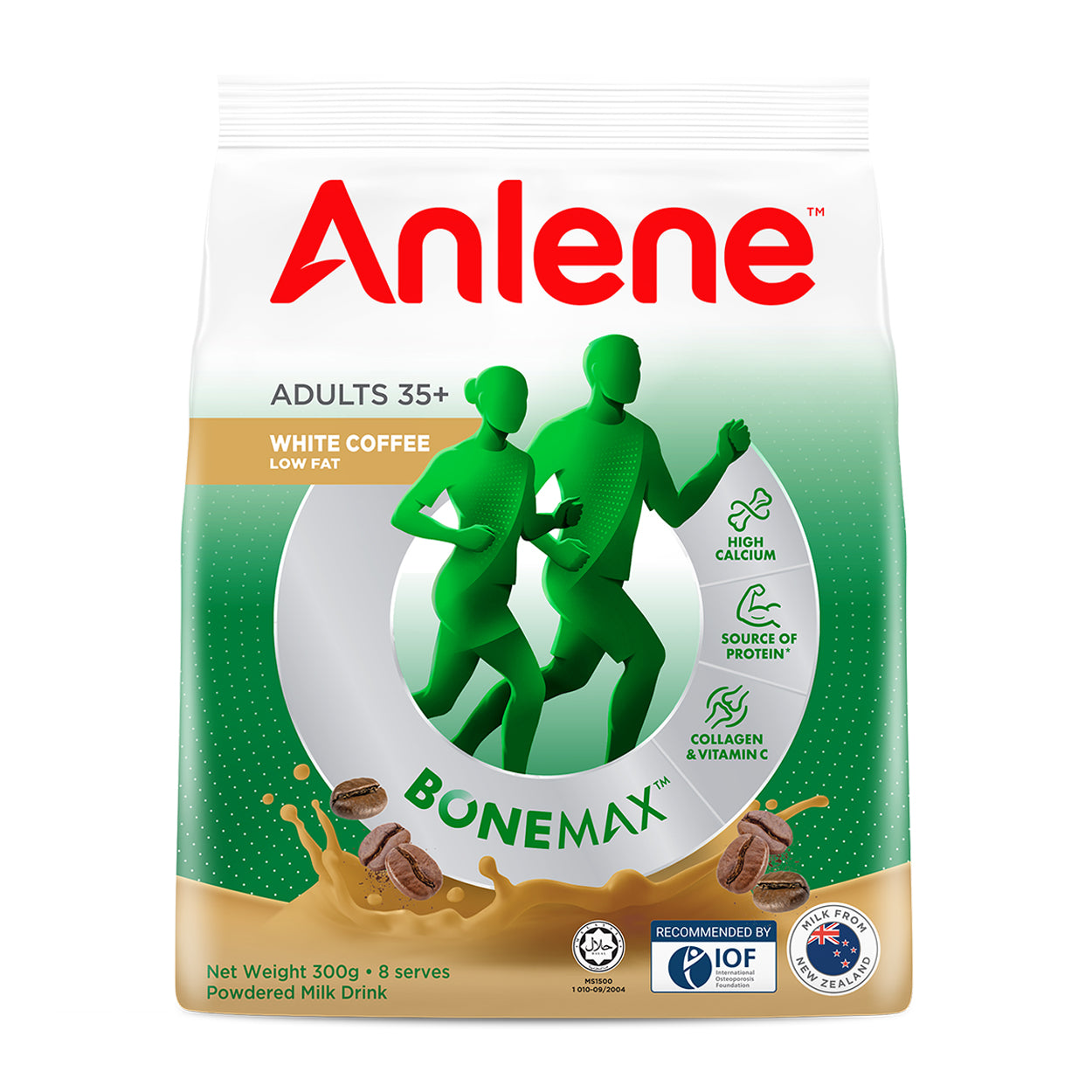 Anlene Bonemax Adults 35+ Powdered Milk Drink White Coffee 300g
