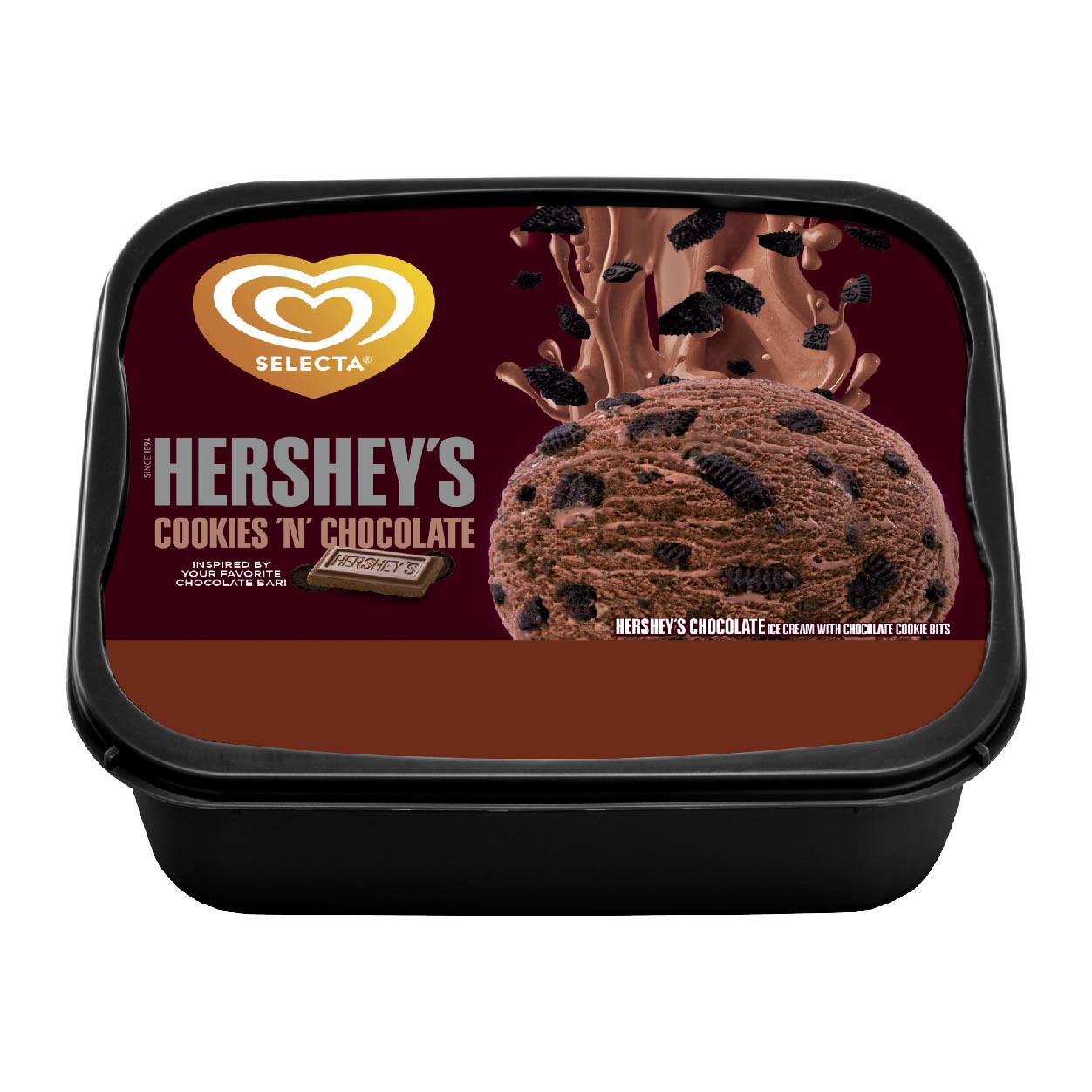 Selecta Hersheys Cookies N Chocolate 1.25L