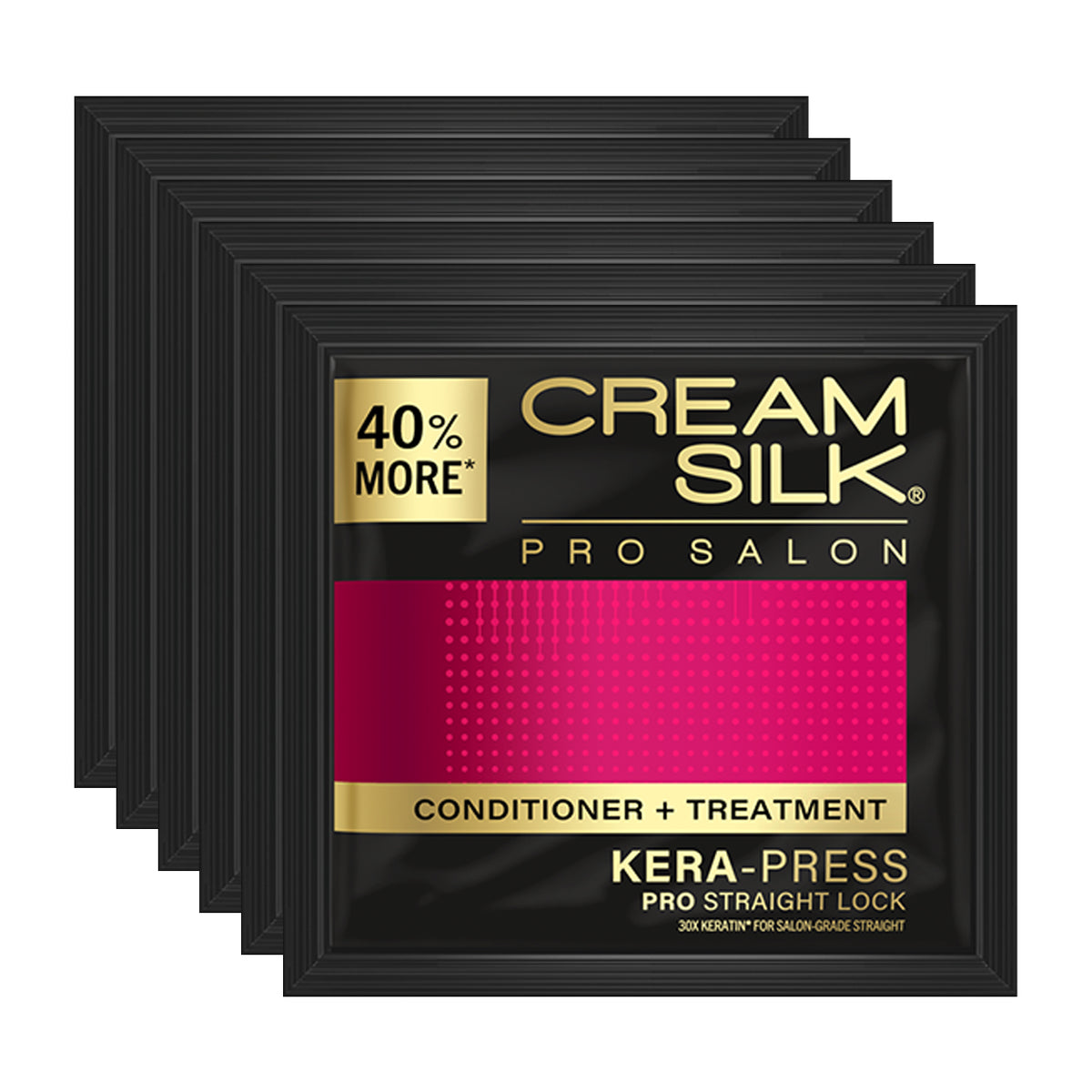 Cream Silk Cond+Treatment Pro Salon Kera-Press Straight 6x14ml