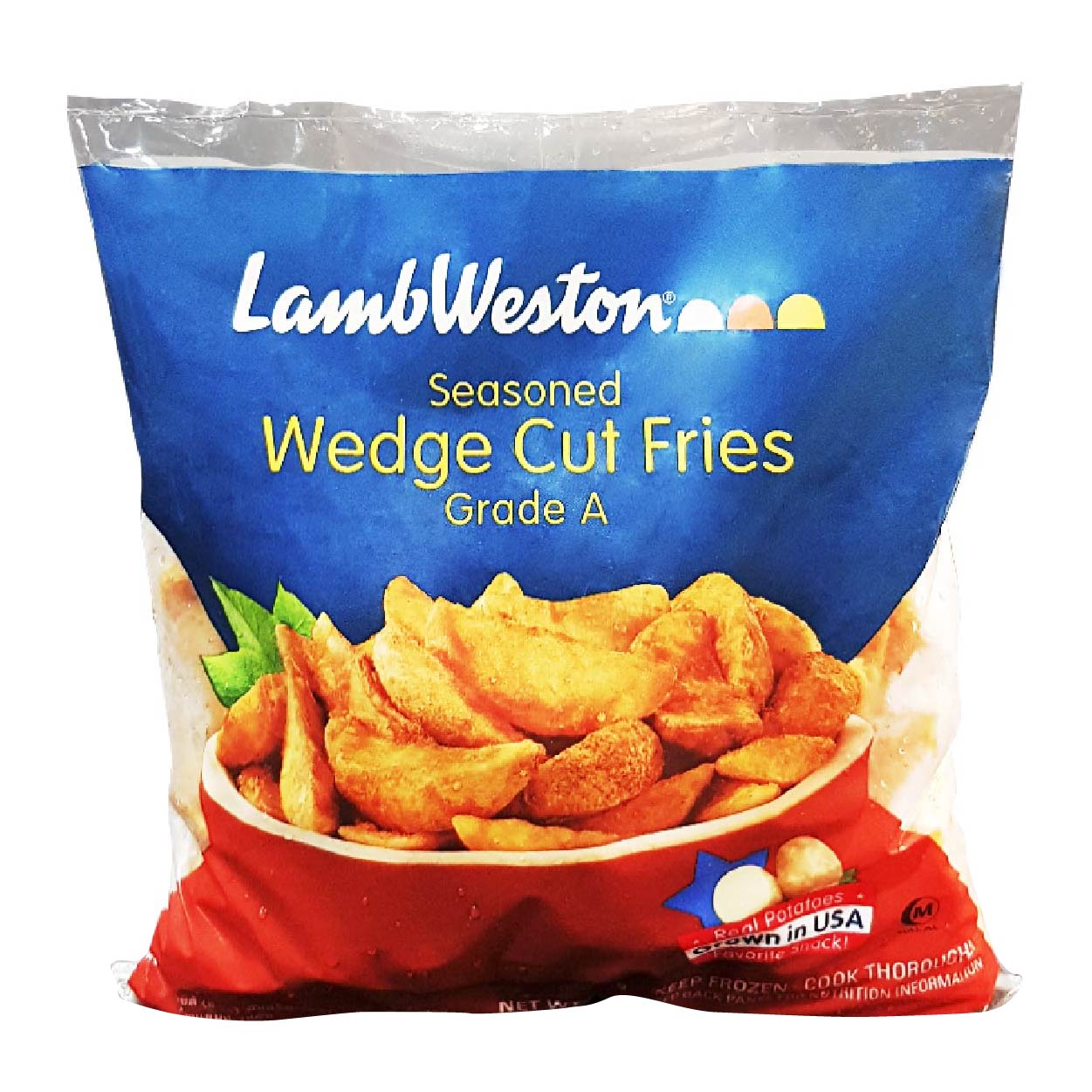LambWeston French Fries Seasoned Wedge Cut 1kg