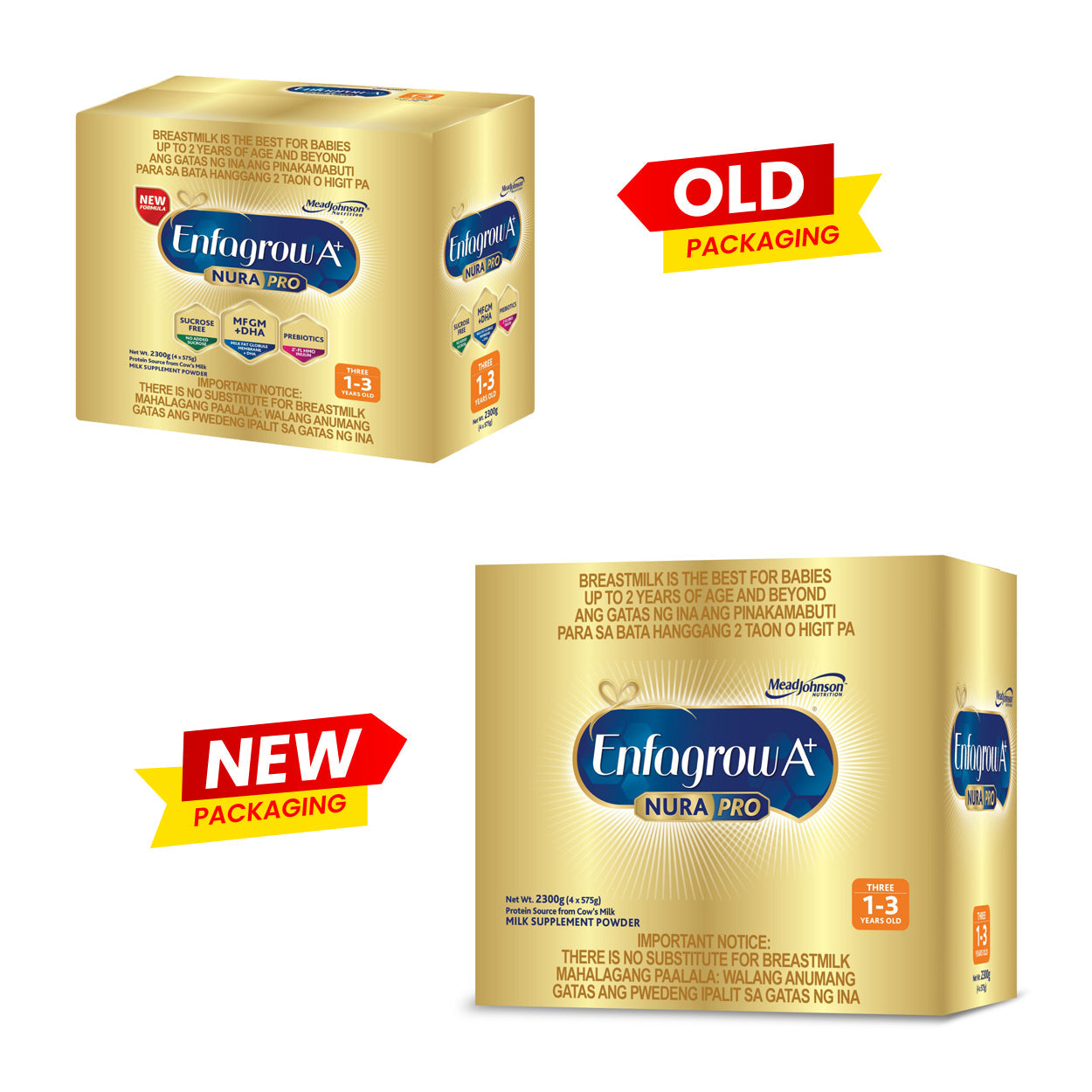 Enfagrow A+ NuraPro Three Milk Powder 1-3 years old 2.3kg