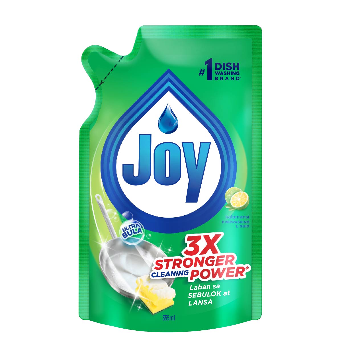 Joy Dishwashing Liquid Kalamansi Refill 355ml