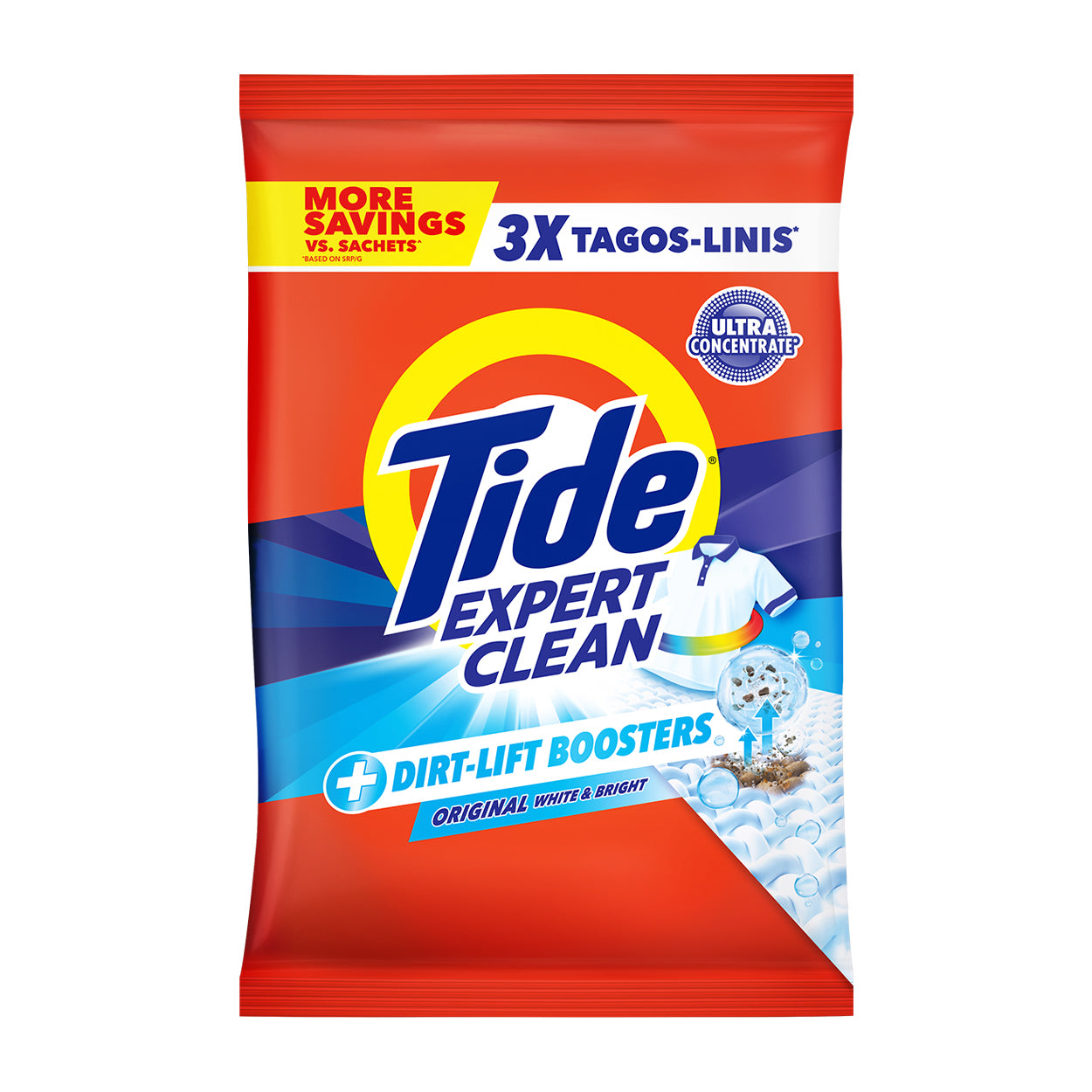 Tide Expert Clean Laundry Powder Original White & Bright 3520g