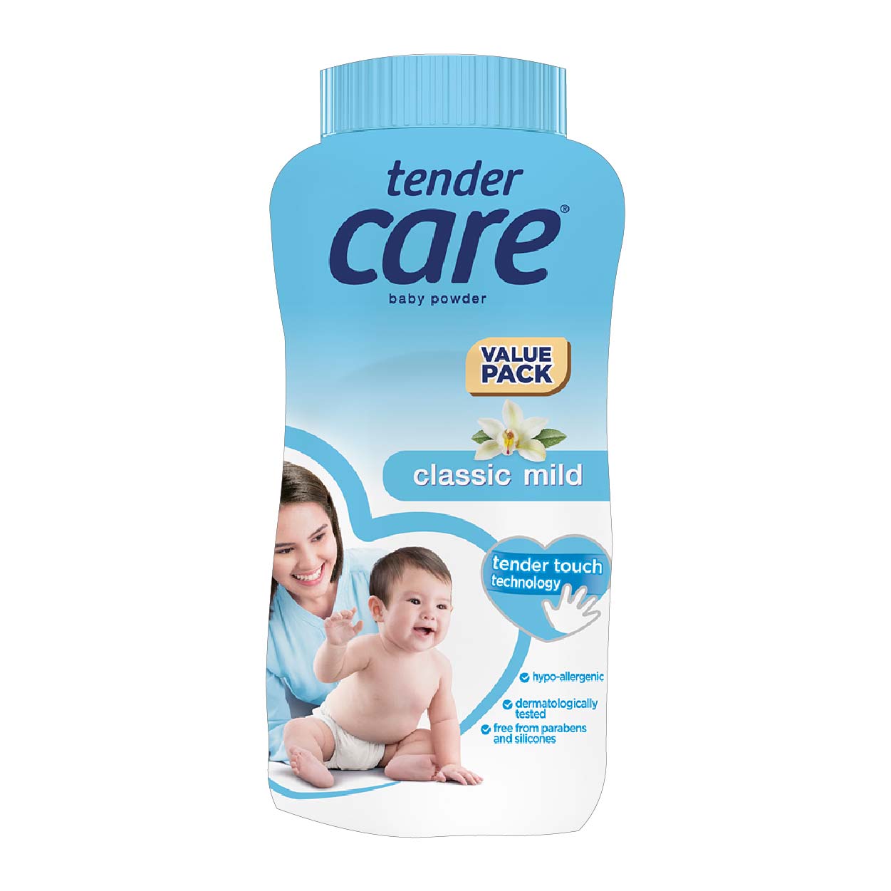 Tender Care Hypo Allergenic Baby Powder Classic Mild 200g