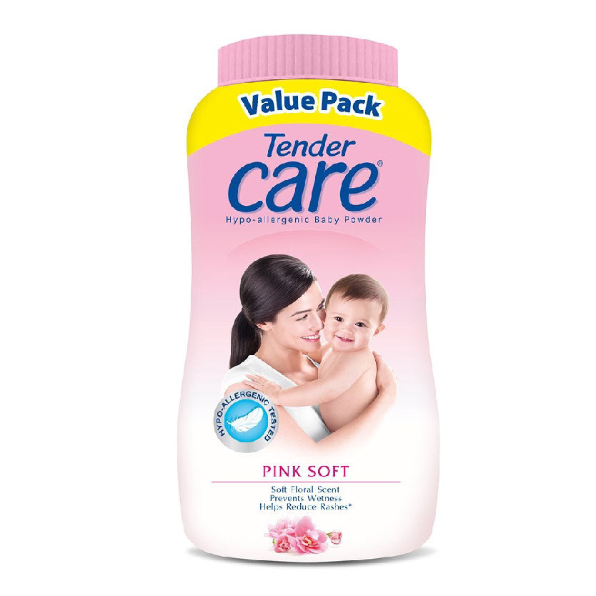 Tender Care Hypo Allergenic Baby Powder Pink Soft 200g