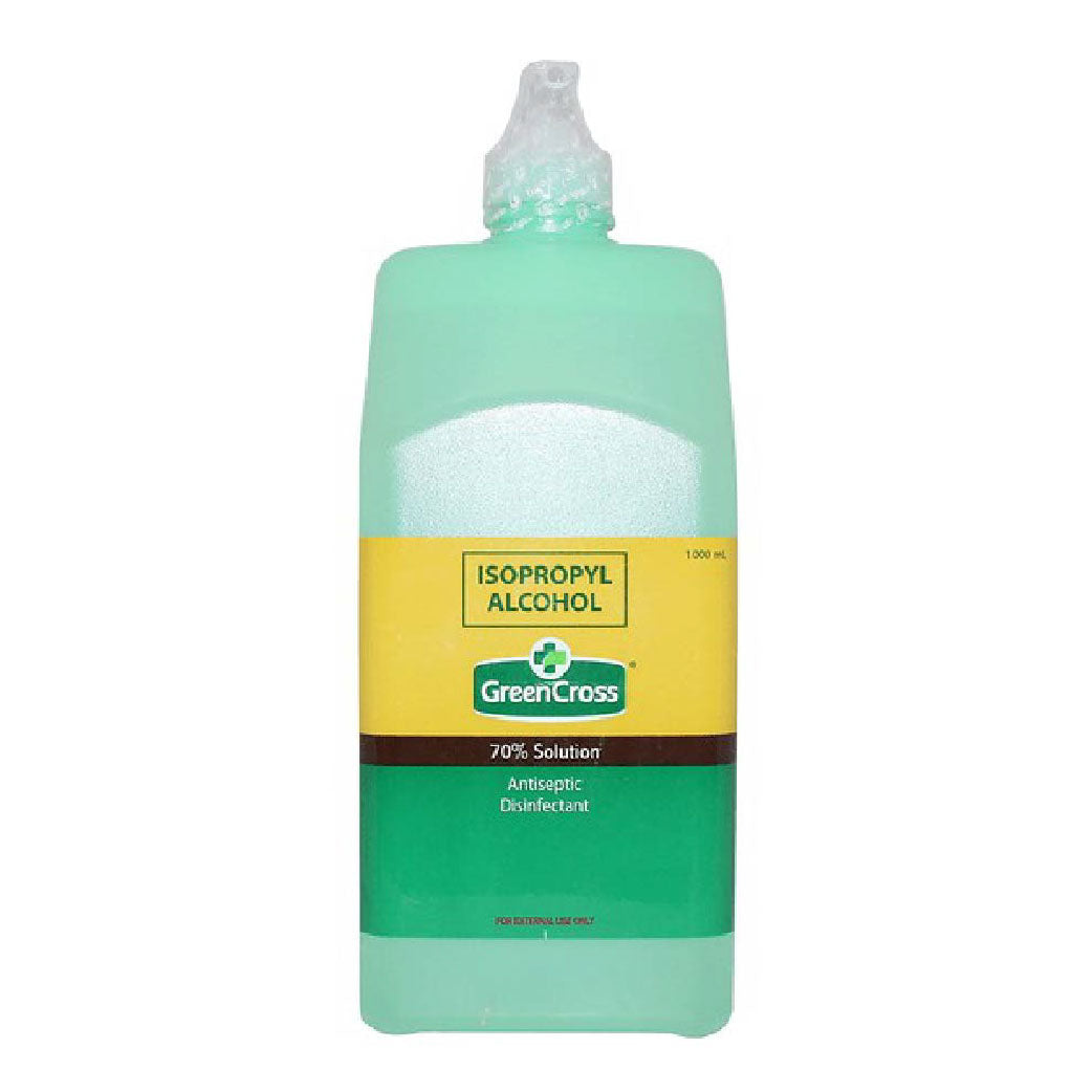 Green Cross 70% Isopropyl Alcohol Antiseptic Pump 1000ml