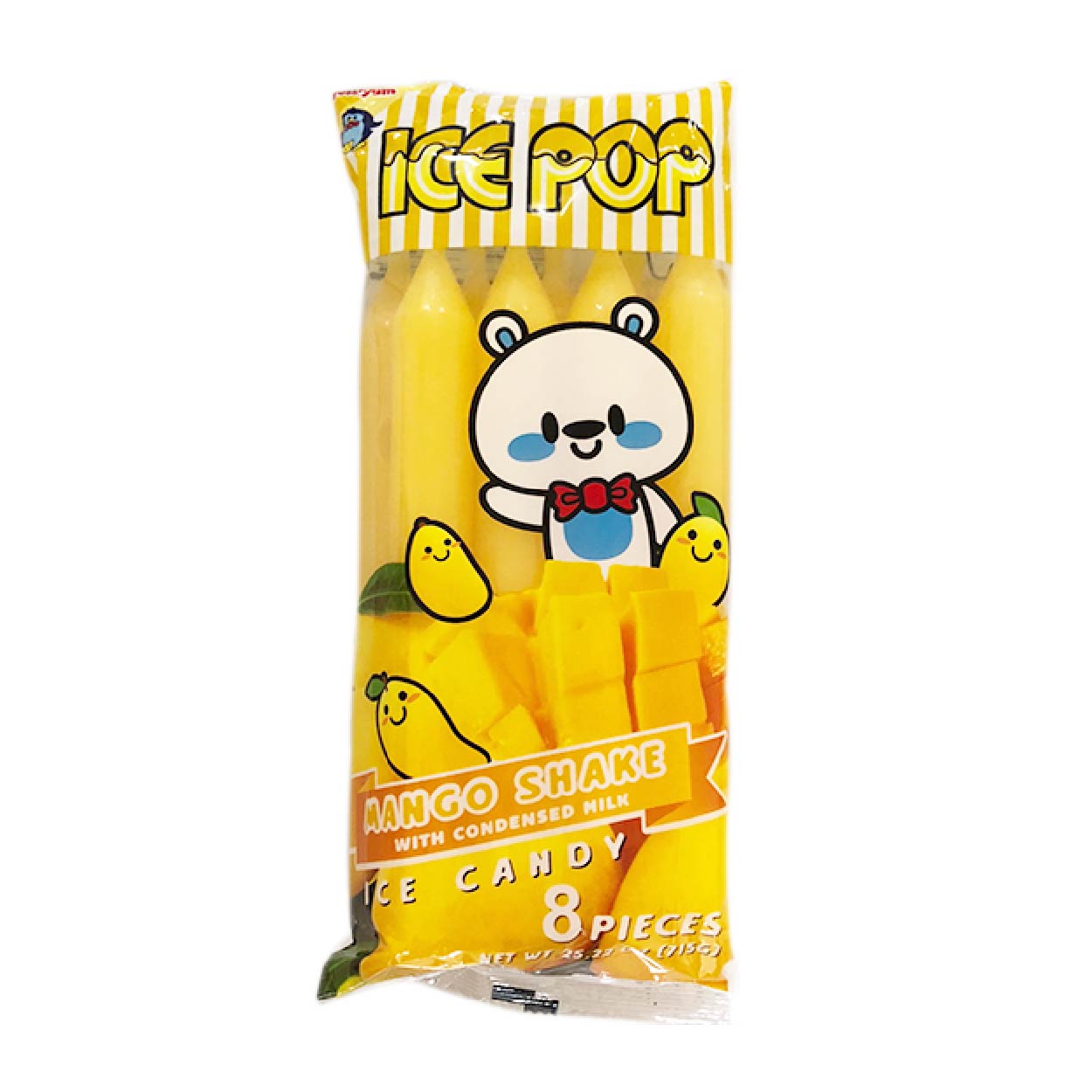 Jelliyum Ice Pop Mango Shake with Condensed Milk Ice Candy 8s