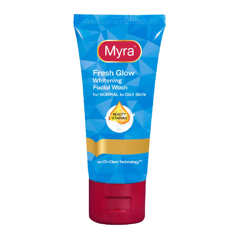 Myra Fresh Glow Whitening Facial Wash for Normal to Dry Skin 50ml