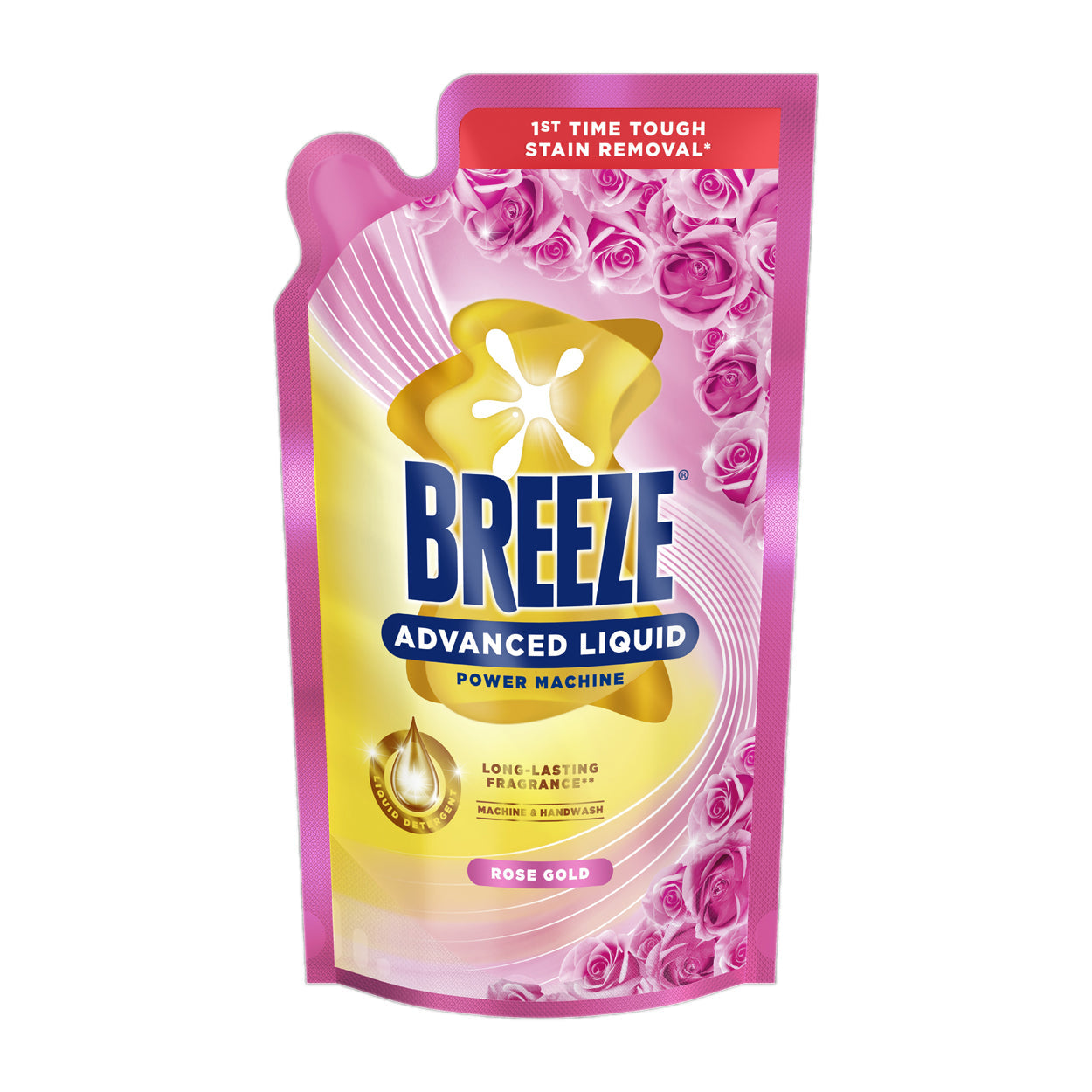 Breeze Advanced Liquid Det Power Machine Rose Gold Refill650/725g