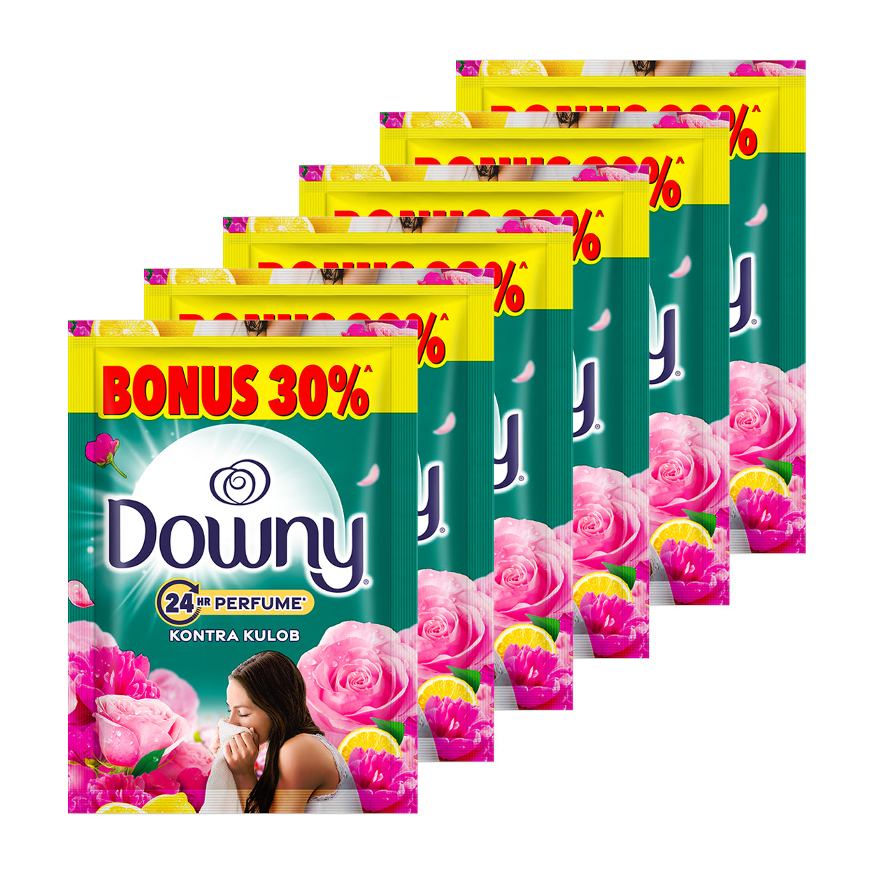 Downy Perfume Fabric Conditioner Antibac Kontra Kulob 6x24ml
