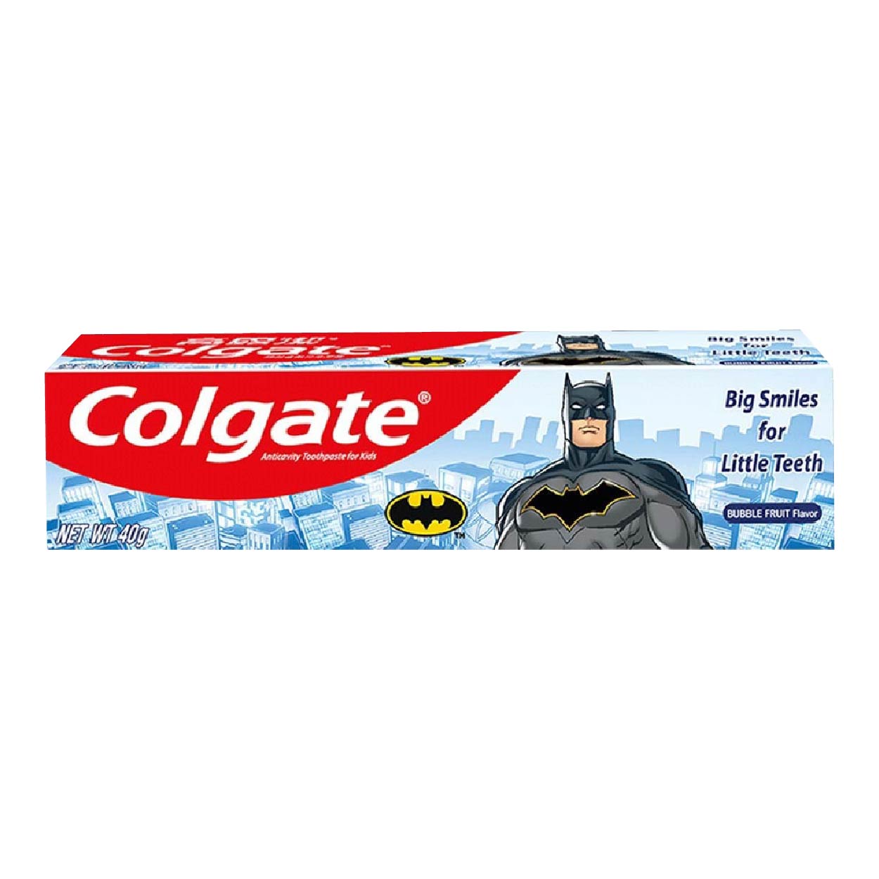 Colgate Toothpaste Kids Batman Bubble Fruit Flavor 40g