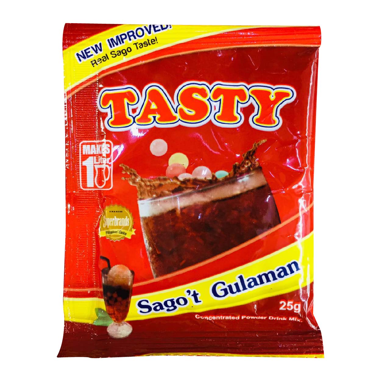 Tasty Sago't Gulaman Concentrated Powder Drink Mix 25g