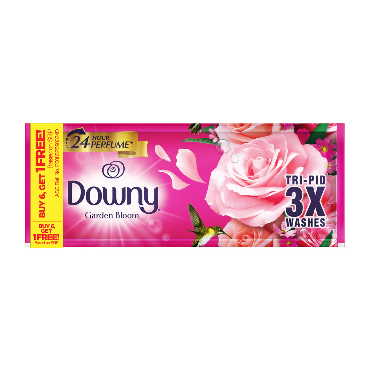 Downy Fabric Conditioner GardenBloom Tripid Pack 6x75ml + Free