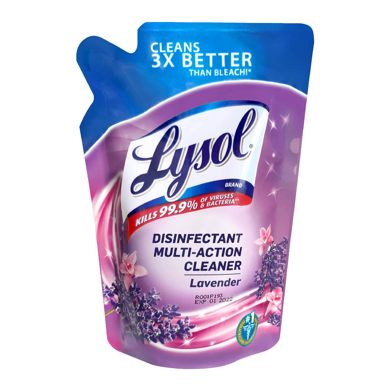 Lysol Disinfectant Multi Action Cleaner Lavender Refill 200ml