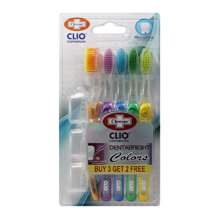 Cleene CLIO Toothbrush Dentabright Buy 3pcs Get 2pcs Free