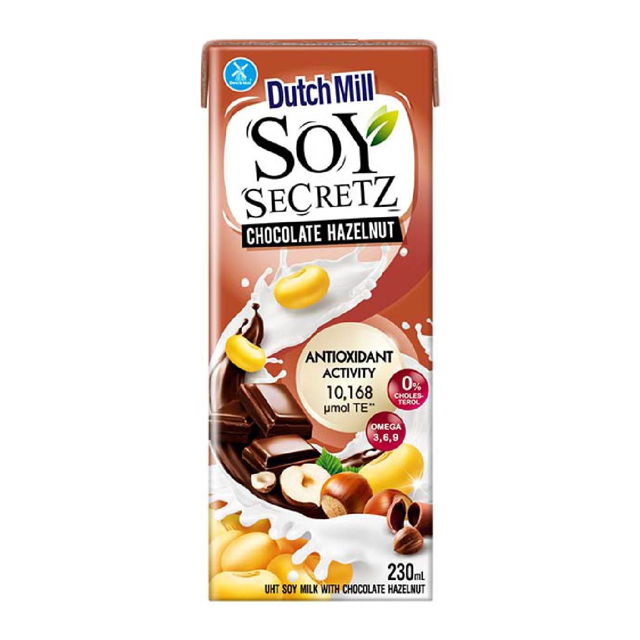 Dutch Mill Soy Secretz Soy Milk Chocolate Hazelnut 230ml