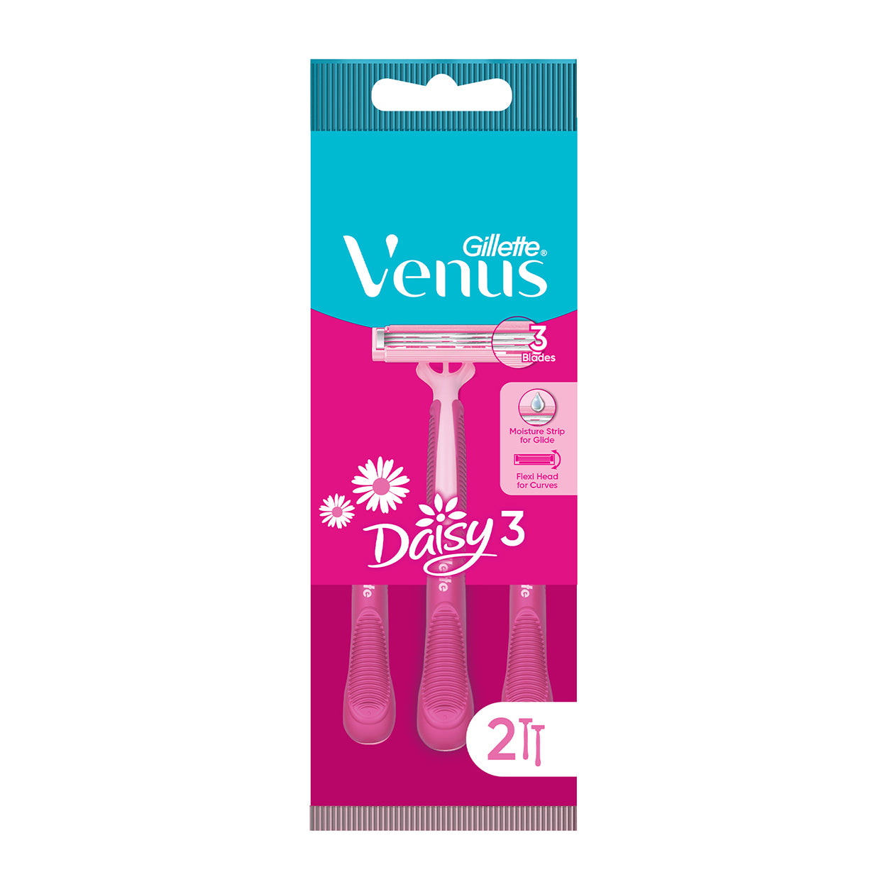 Gillette Disposable Razor Venus Daisy 3 2s