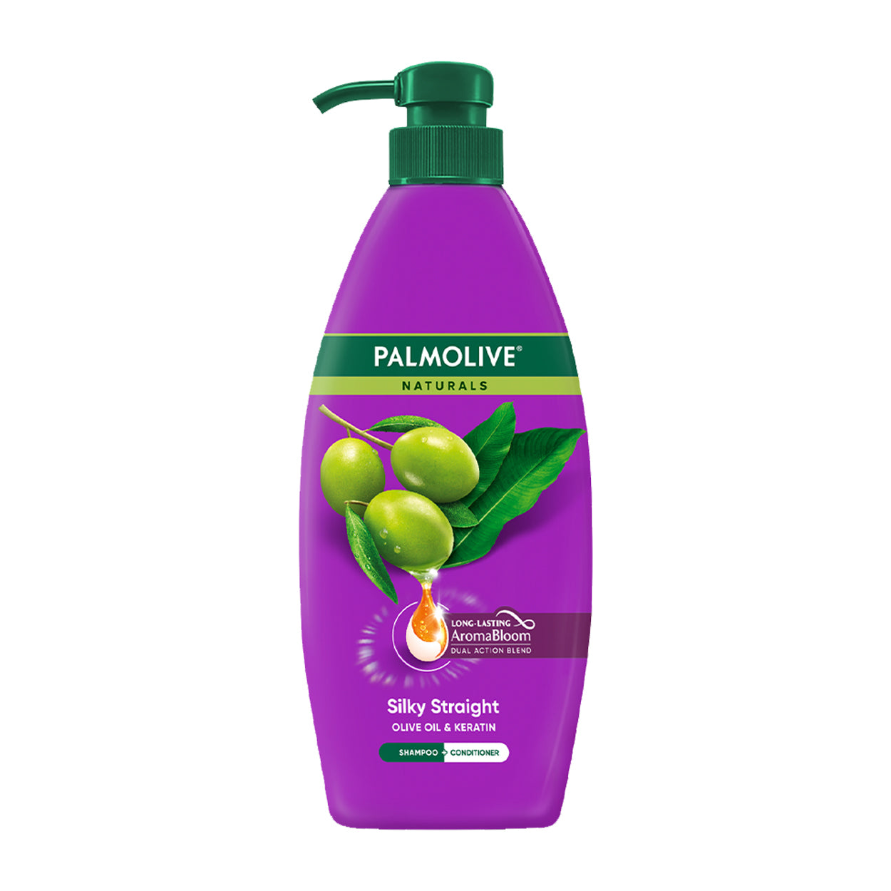 Palmolive Naturals Shampoo Silky Straight Purple 600ml