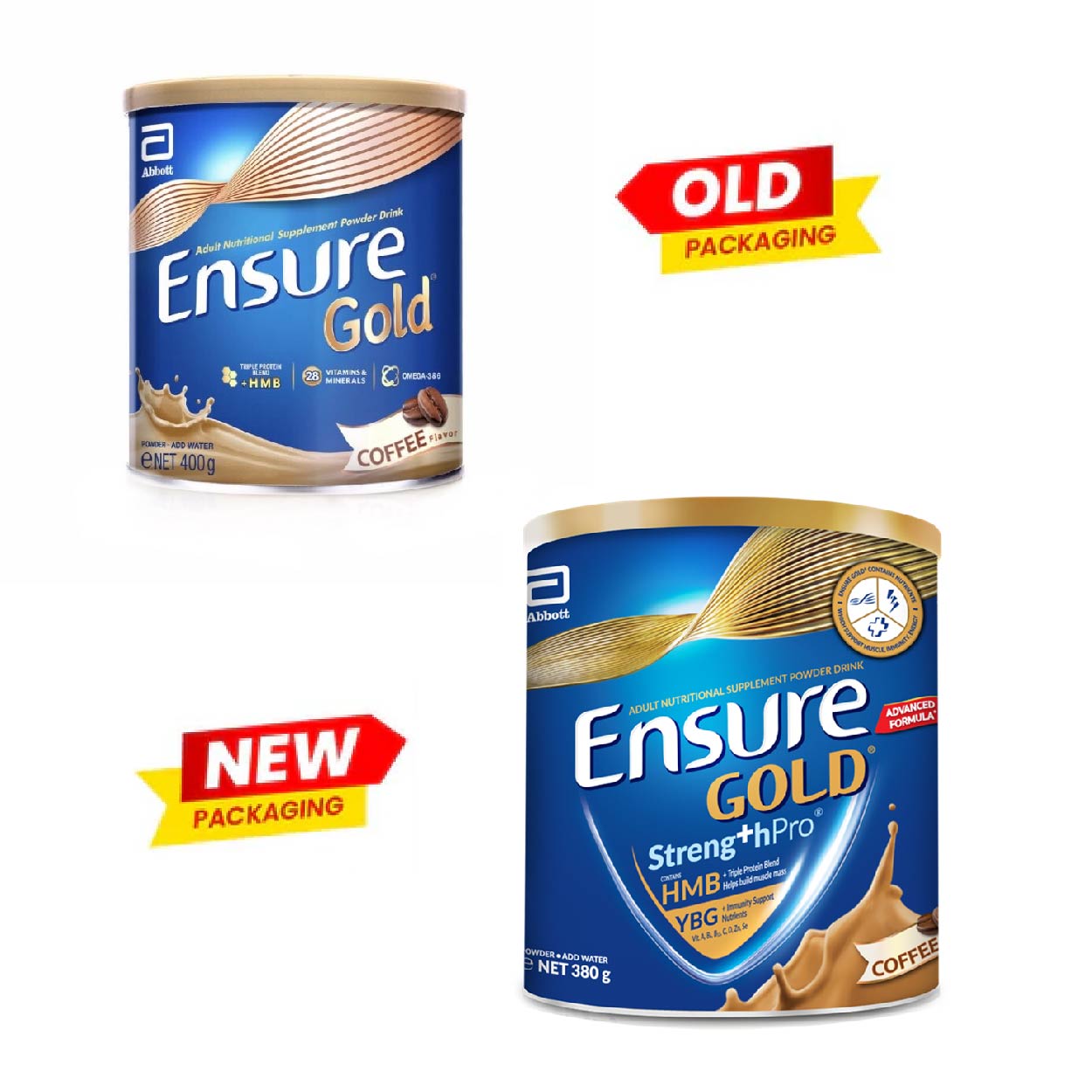 Ensure Gold StrengthPro Adult Powder Drink Coffee 380g