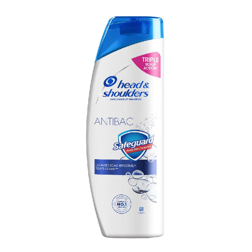 Head & Shoulders Anti Dandruff Shampoo Antibac Safeguard 330ml