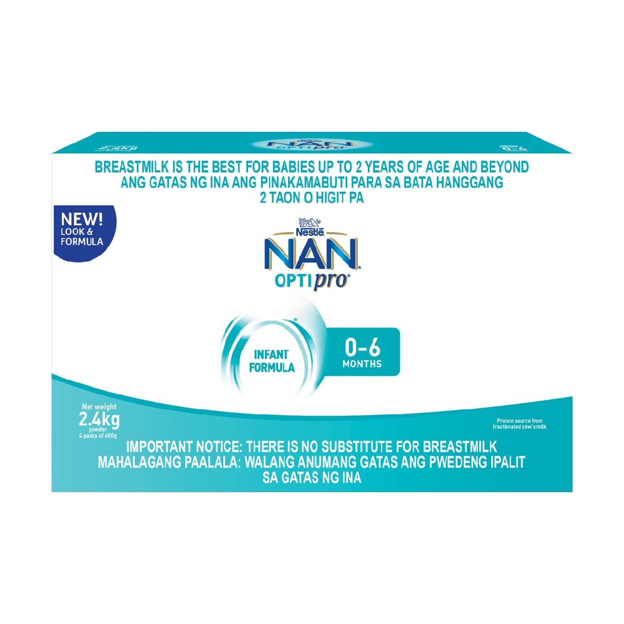 Nan Optipro Infant Formula 0-6 months 2.4kg