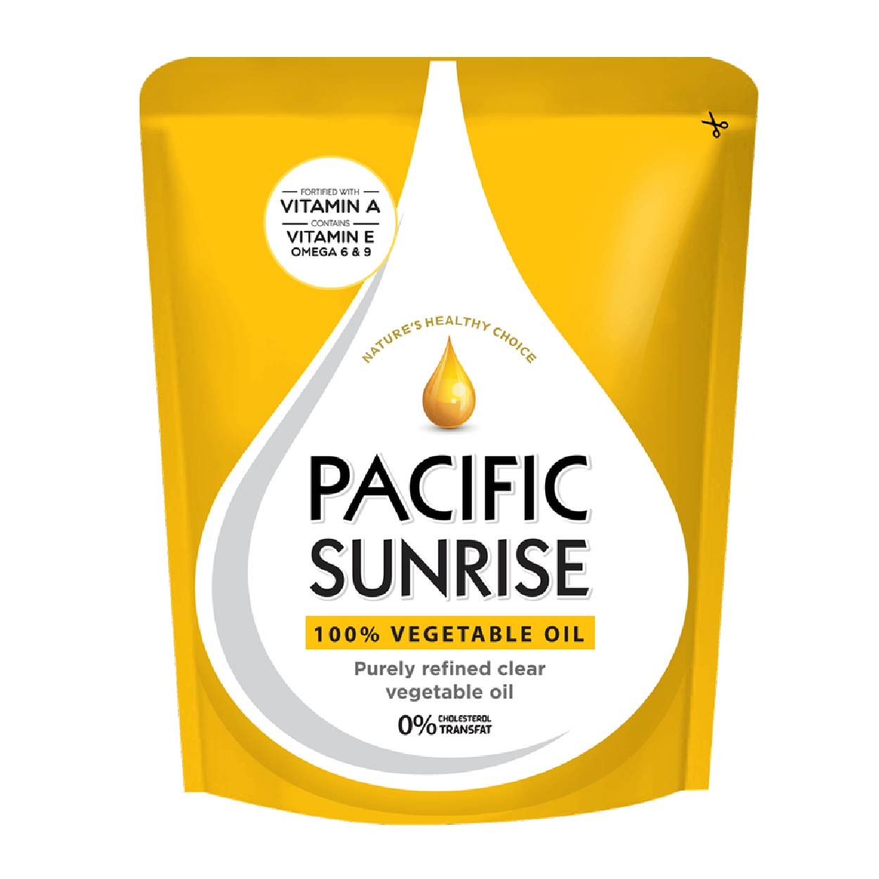 Pacific Sunrise 100% Vegetable Oil Pouch 2L