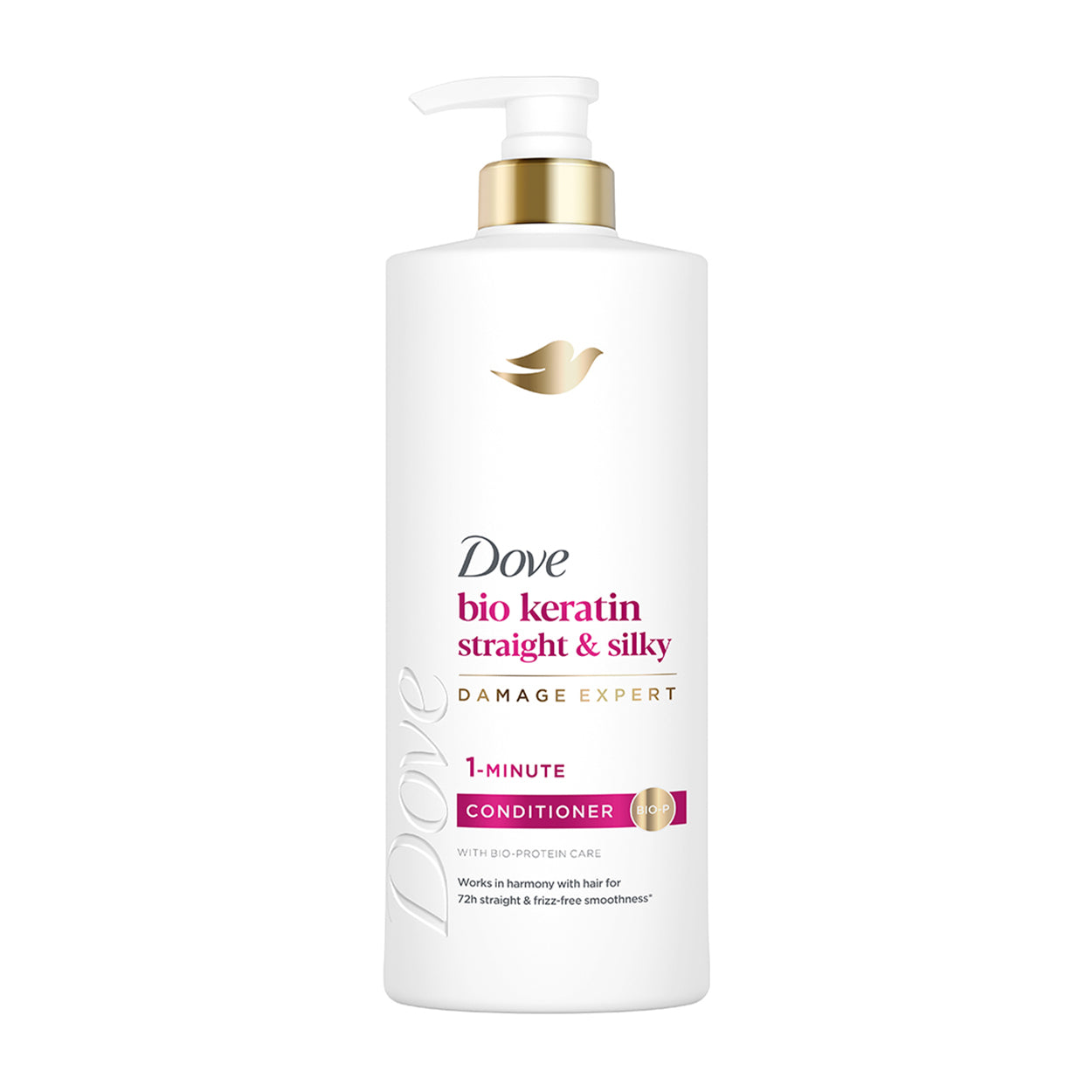 Dove 1 Minute Conditioner Bio Keratin Straight & Silky Pink 500ml
