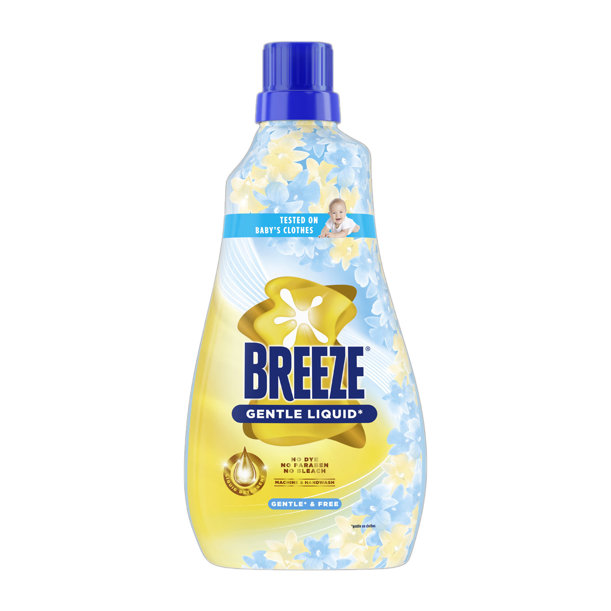 Breeze Gentle Liquid Detergent Gentle & Free 950g