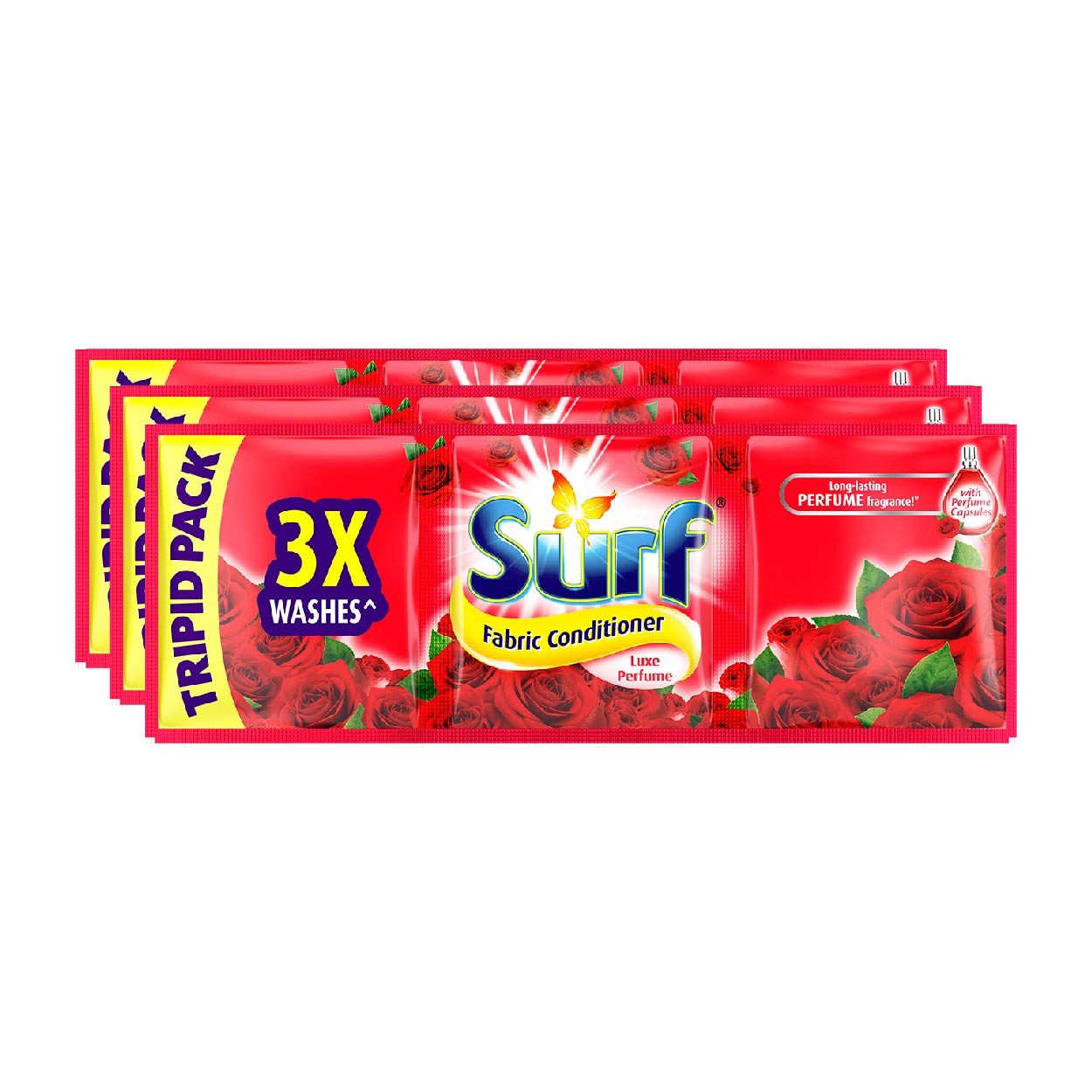 Surf Fabric Conditioner Luxe Perfume 3x69ml