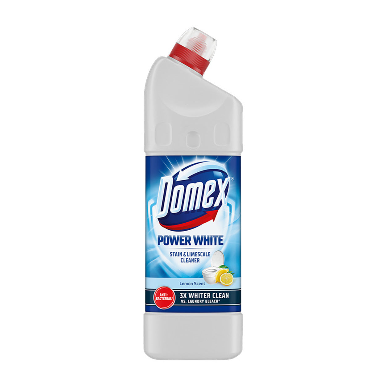 Domex Power White Stain & Limescale Cleaner Lemon Scent 880ml