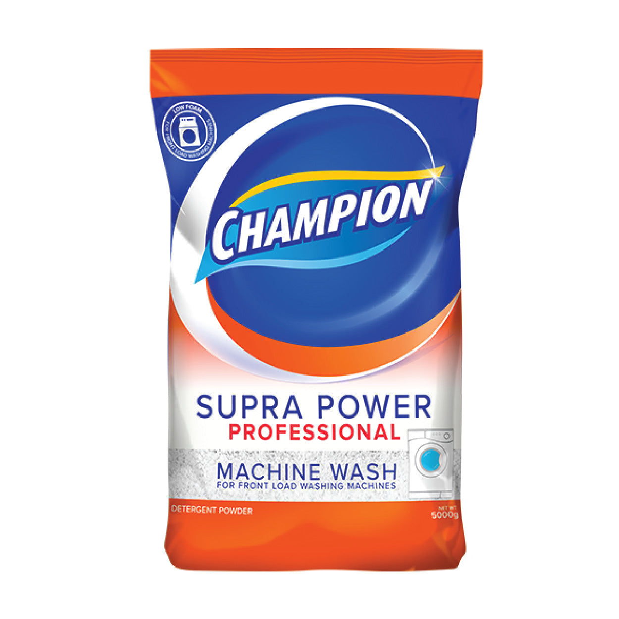 Champion Detergent Powder Supra Professional Machine Wash 5kg