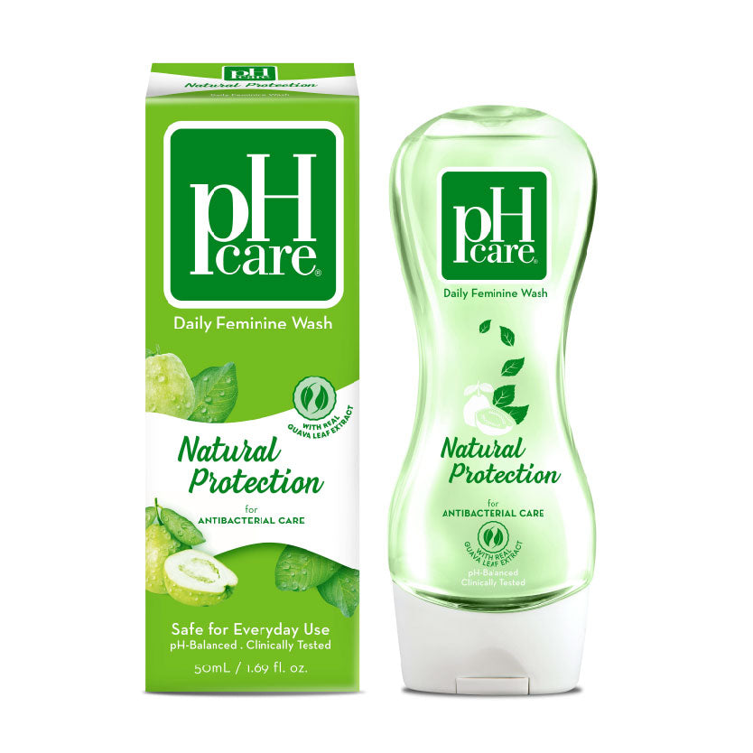 pH Care Feminine Wash Natural Protection for Antibac Care 50ml