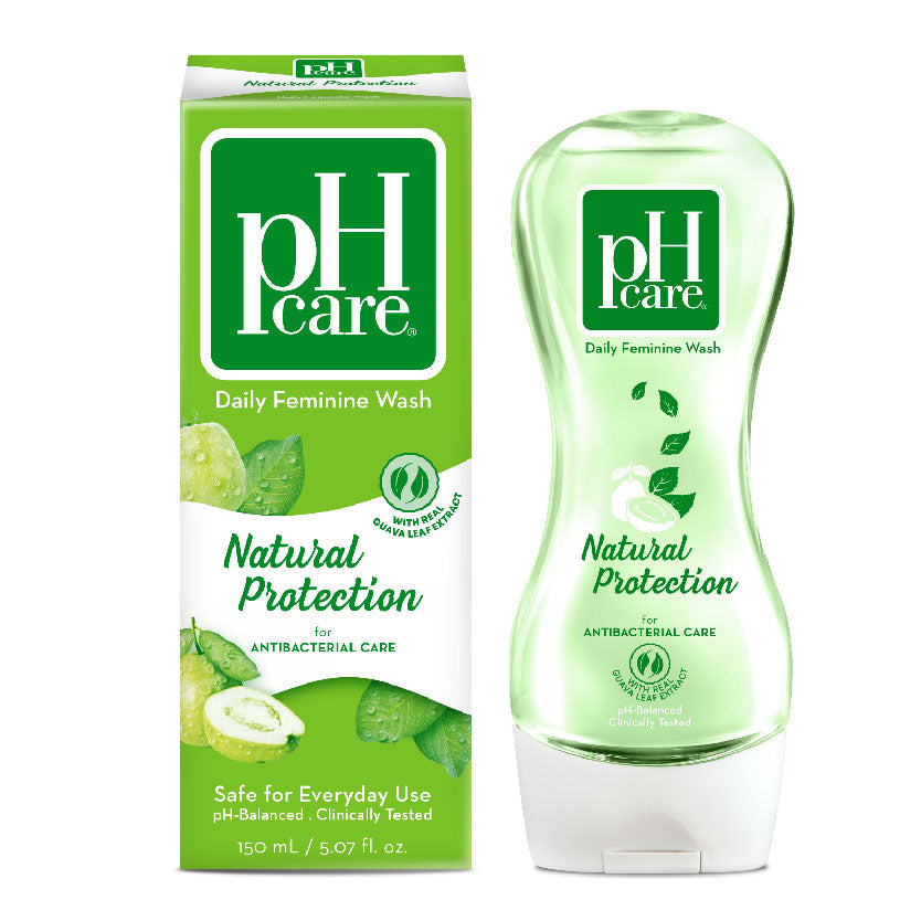 pH Care Feminine Wash Natural Protection for Antibac Care 150ml