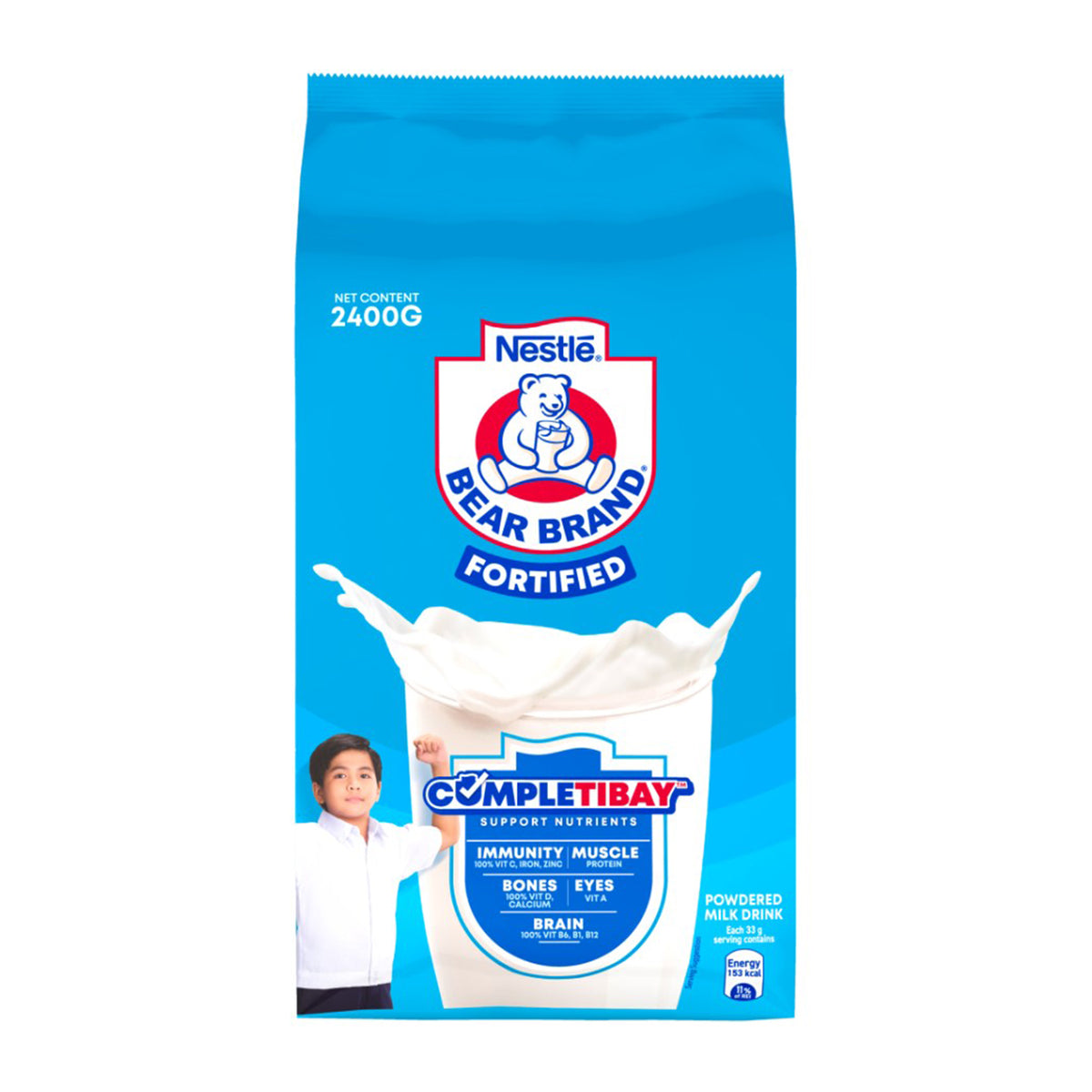 Bear Brand Fortified Powdered Milk Drink 2400g